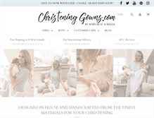 Tablet Screenshot of christeninggowns.com